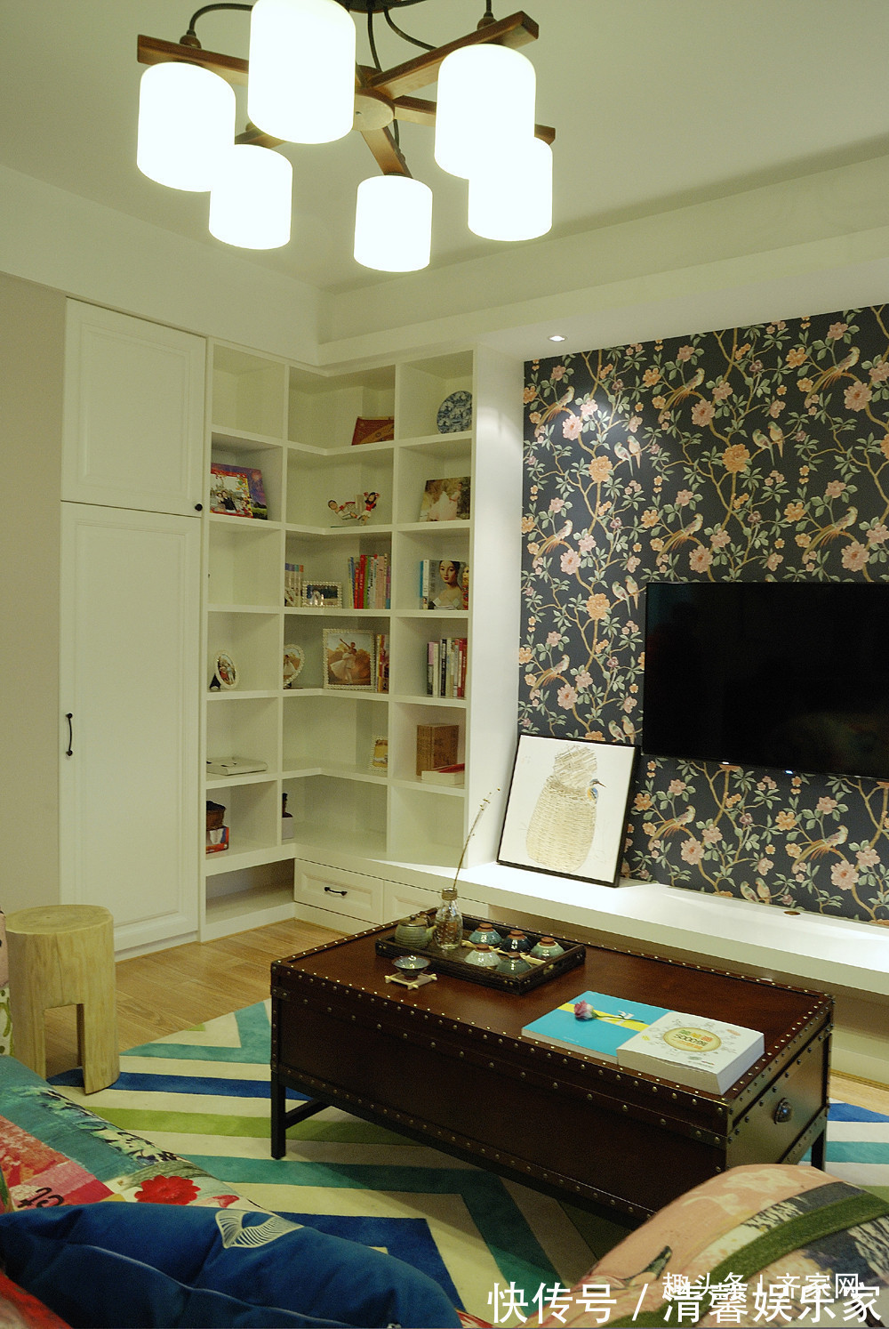 色彩|80平混搭二居之家,丰富的色彩,个性的布局,让脑洞大大大!