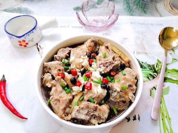 蒸排骨|蒜蓉豆豉蒸排骨