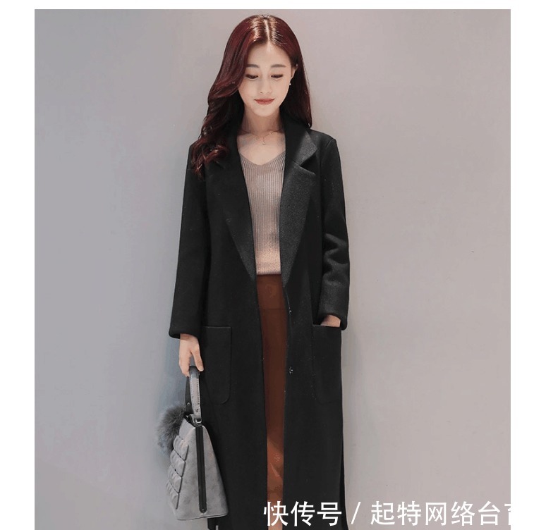 纯色 最近流行这样穿, 很美很暖很有味道哦!