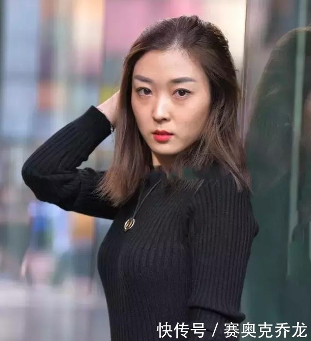 黑色|黑色针织连衣裙,复古优雅,清新唯美