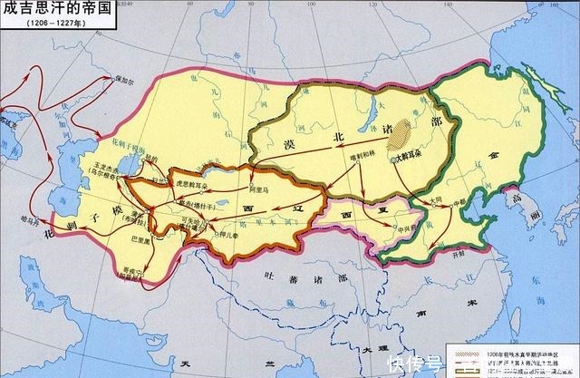 国家|成吉思汗和他的子孙们打下的土地,如今都变成了哪些国家