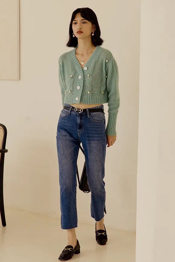 奶奶裤 针织衫+奶奶裤=好看好穿爆了！