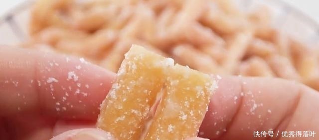 白糖|过年吃的零食江米条，不用买，在家自己做，香甜又酥脆，过年必备