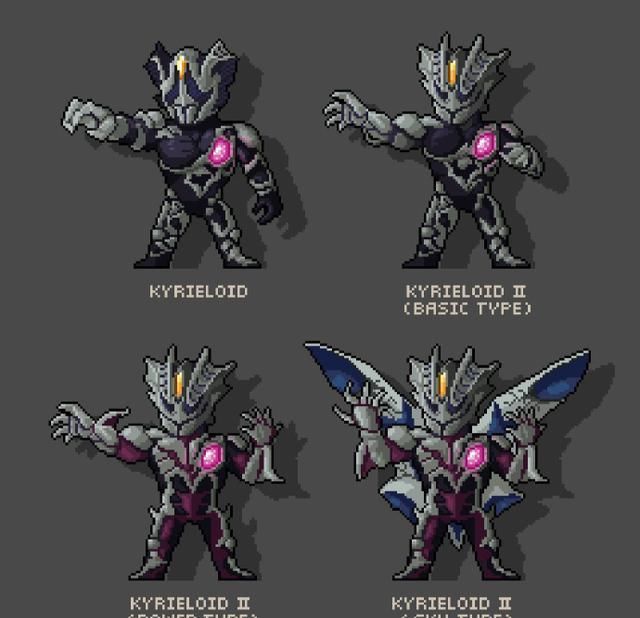 像素|迪迦奥特曼、怪兽像素化插画合集