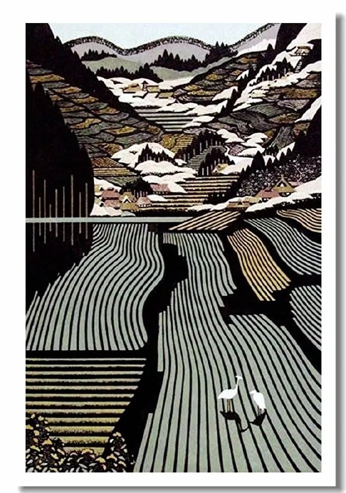 版画！日本版画家雷森村 (Ray Morimura)作品欣赏