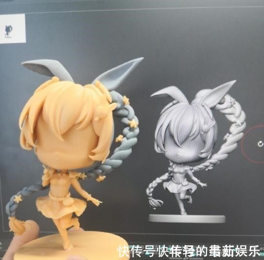 弧度|斗罗小舞Q版手办曝光,蓝色头发,身材比例绝佳,造型很灵动!