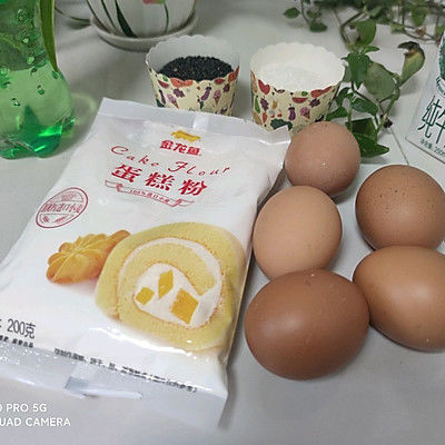 黑芝麻戚风蛋糕