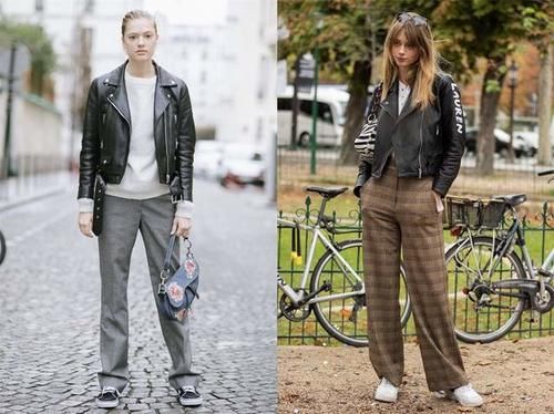 机车夹克不仅可盐，还能穿出女人味，5种搭配思路让你美出高度