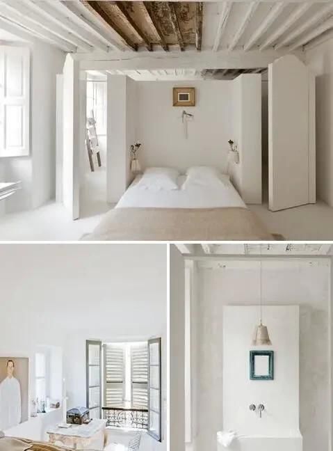 床头|房间小没关系，把床头两侧用起来，小房间都能腾出独立衣帽间