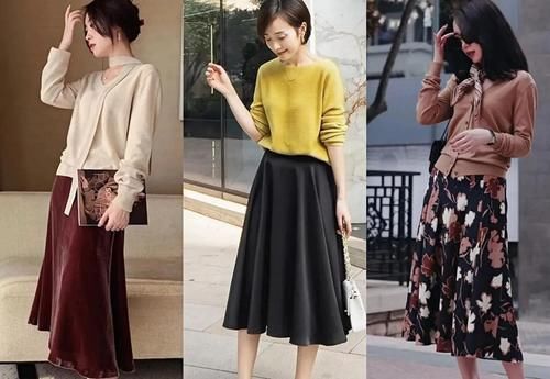 40岁的女人怎么才能显年轻？尝试“气质系半裙”，让你从容又优雅