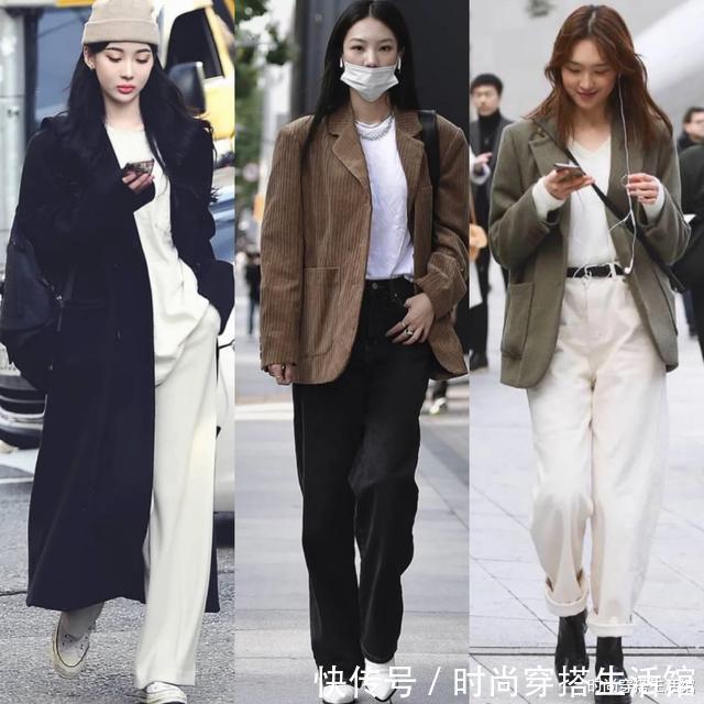 街拍 没想到韩国女生真会穿,每一组造型都很有看点,简直就是时尚大片
