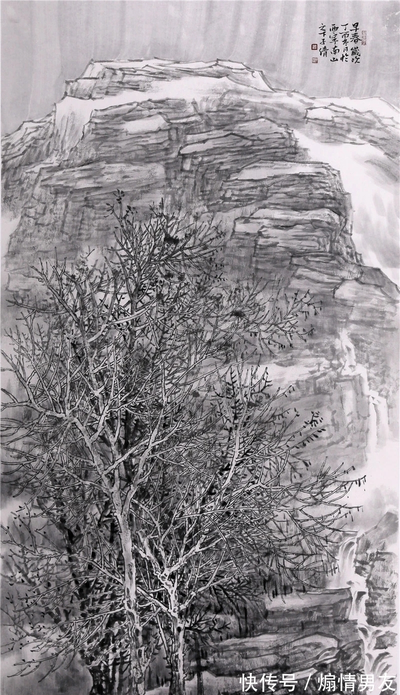 青绿@水墨与青绿,轻车熟路!徐子清山水画
