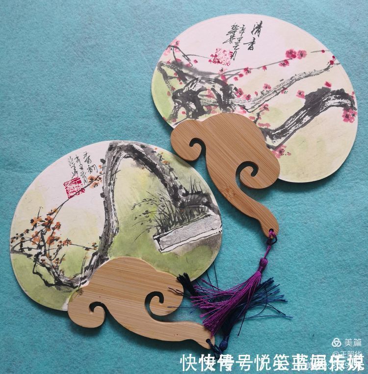 新春|在小小团扇中尽情挥洒,王照华牛年新春《梅花百扇迎春展》