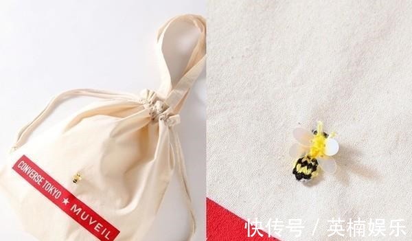 Converse 女孩务必要锁定!Converse可爱草莓鞋 还附小蜜蜂收纳袋!