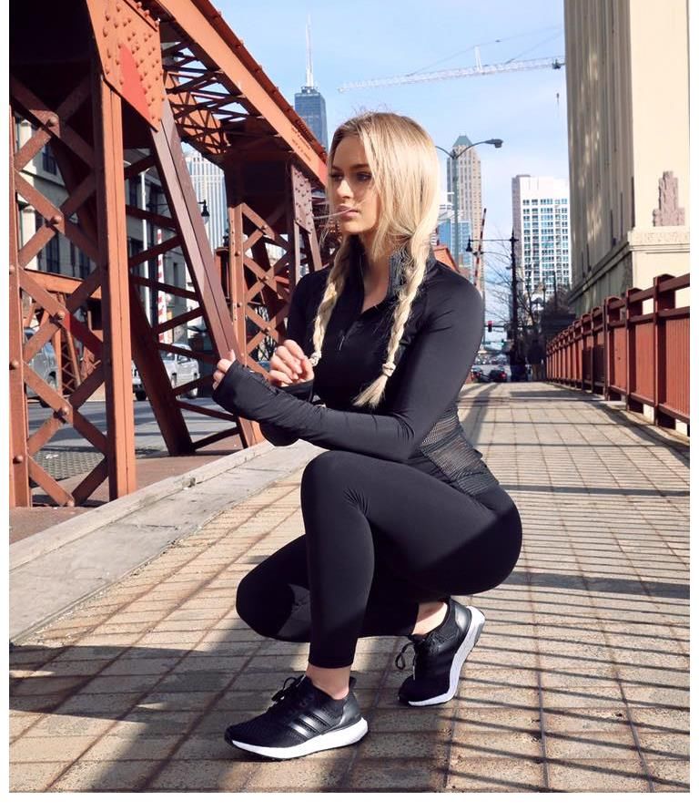 ：安娜小姐|环球美女：安娜小姐，她是健身教练也是时装模特