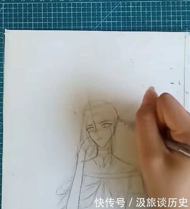 江澄!美术生画“江澄穿女装”,开始:肯定不好看,结尾:蓝曦臣擦着鼻血!