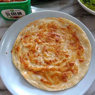 招牌|#一勺葱伴侣，成就招牌美味#十分钟快手早餐 之手抓饼