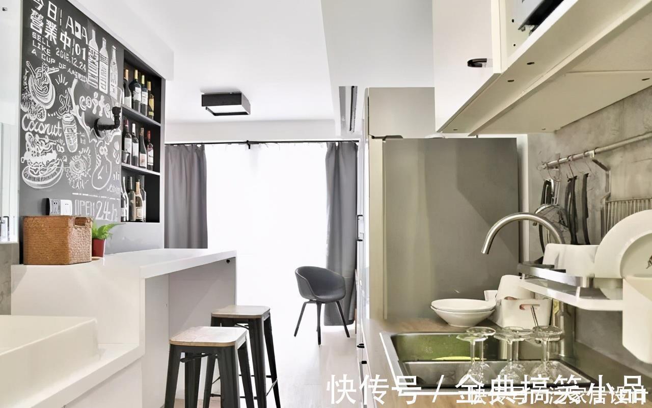 蜗居|10万打造30㎡小蜗居,华丽变身两室精美舒适美宅,设计师太厉害了