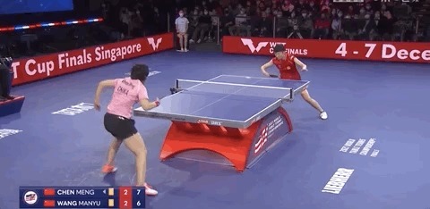 邓亚萍|邓亚萍惊呼:这球我都少见!王曼昱陈梦史诗级对拉23大板!