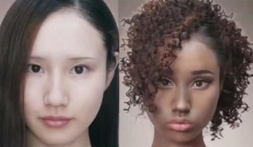 化妆师|日本化妆技术有多牛化妆师“变身”4个国家的人,网友换头术