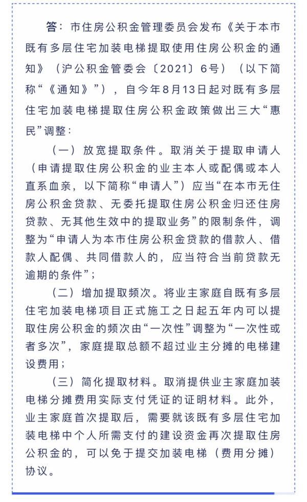 支付|想使用公积金给老公房加装电梯?上海即日起送上三大惠民礼包
