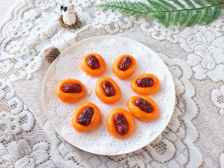 自制迷你胡萝卜红枣软糕，颜值与口感兼具，宝宝也可以吃