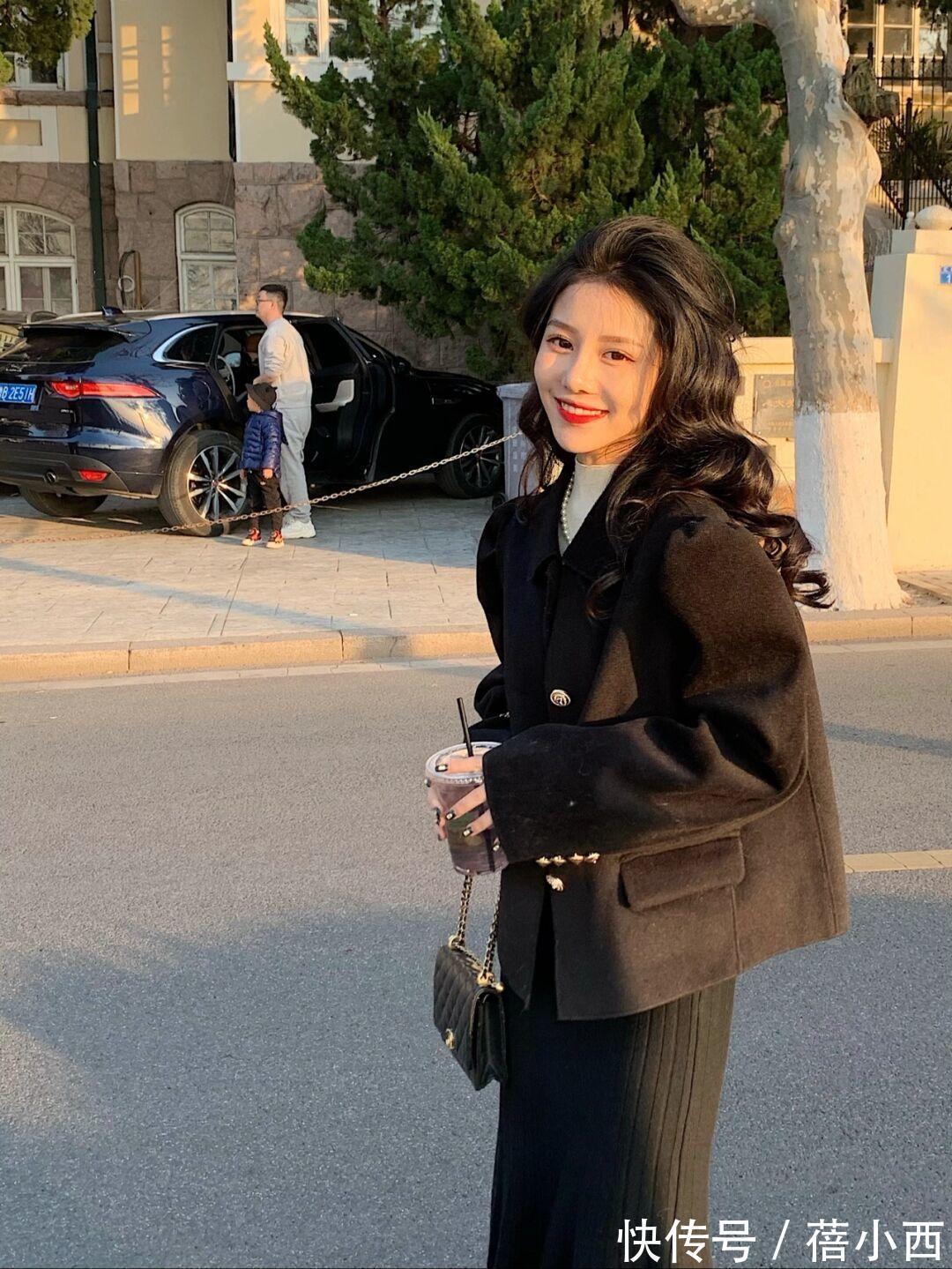 搭配|冬天除了穿大衣、羽绒服,还可以穿“毛呢外套”,简单实穿有气质