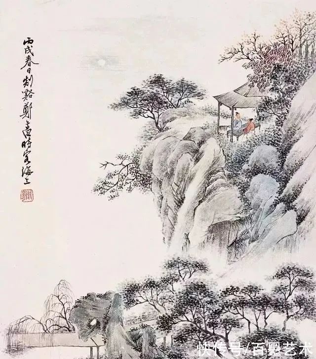 山水|这位民国的山水画大家，其山水画极为罕见，太美了