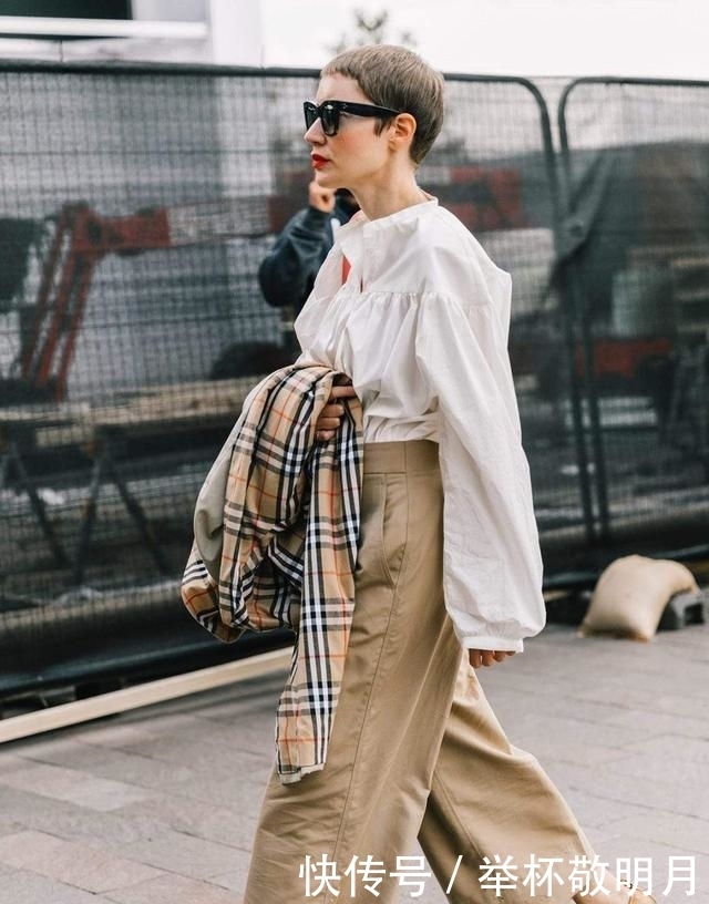 身高不足158cm的女生，穿阔腿裤熟记这3个“搭配套路”，显高显瘦