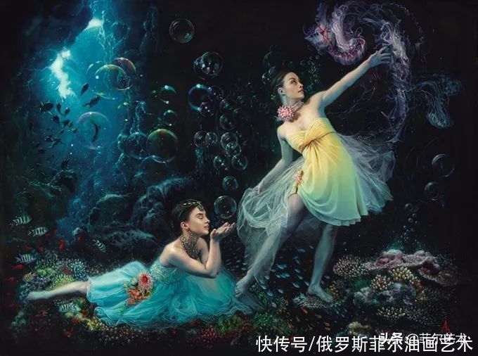 曼努克&自然野性!亚美尼亚女艺术家曼努克的唯美油画作品欣赏