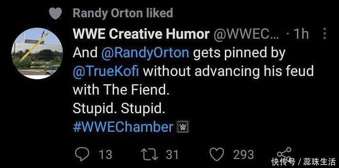 wwe 毒蛇被秒杀淘汰遭到摔迷暗讽!兰迪本尊亲自点赞