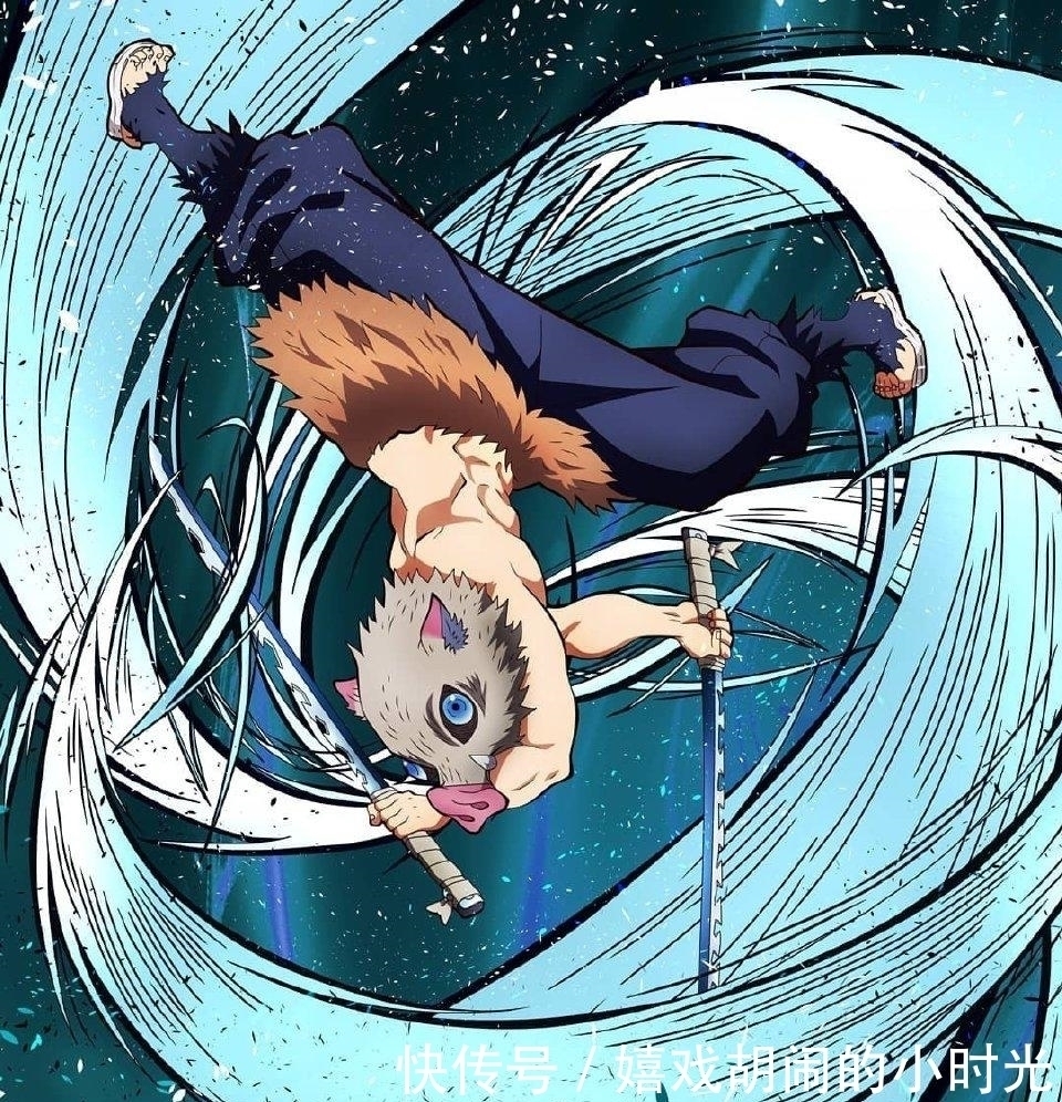 同人|画师绘制《鬼灭之刃》同人,角色开启大招的瞬间,弥豆子太美了