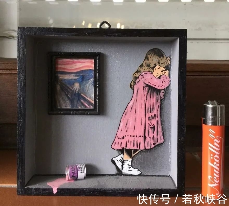 涂鸦#他的街头涂鸦遍布全球,所到之处,平凡变有趣,腐朽变神奇