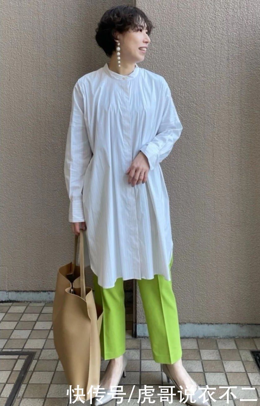 皮衣|“中年矮个女人”穿衣别太随便,学日本素人的搭配,简约又显气质