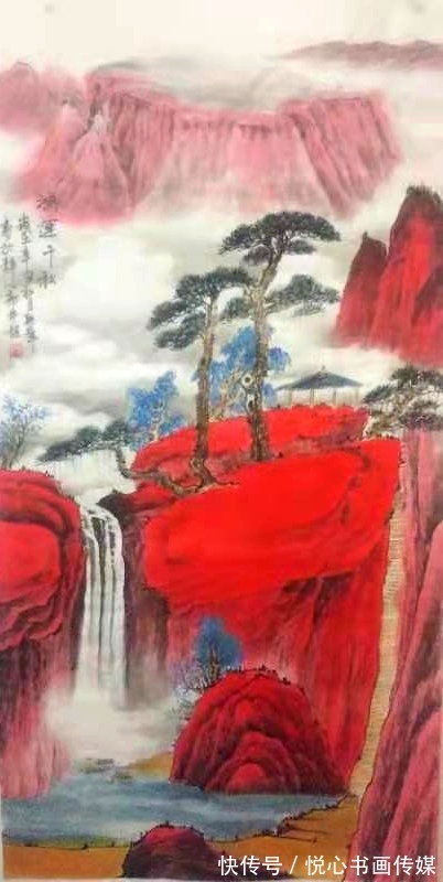 山水画&笔情墨韵的山水画,画家刘朝峰山水画作品欣赏