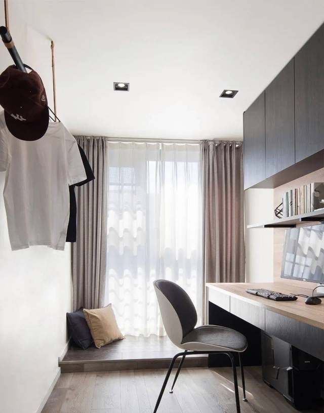 收纳|女孩的45㎡公寓:现代简约风优雅有格调,一人住十分满足,真美!
