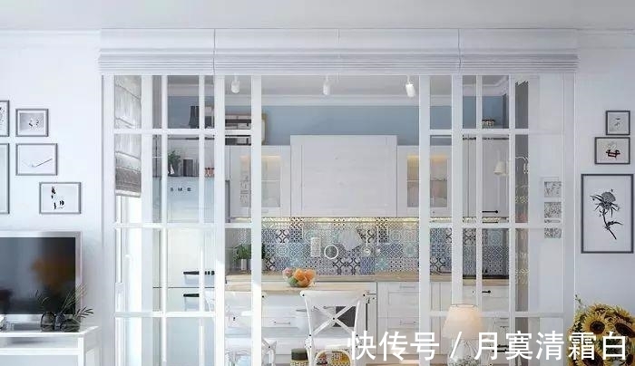 折叠门|为什么有钱人厨房不装推拉门?头次见这种设计,不得不夸太聪明了