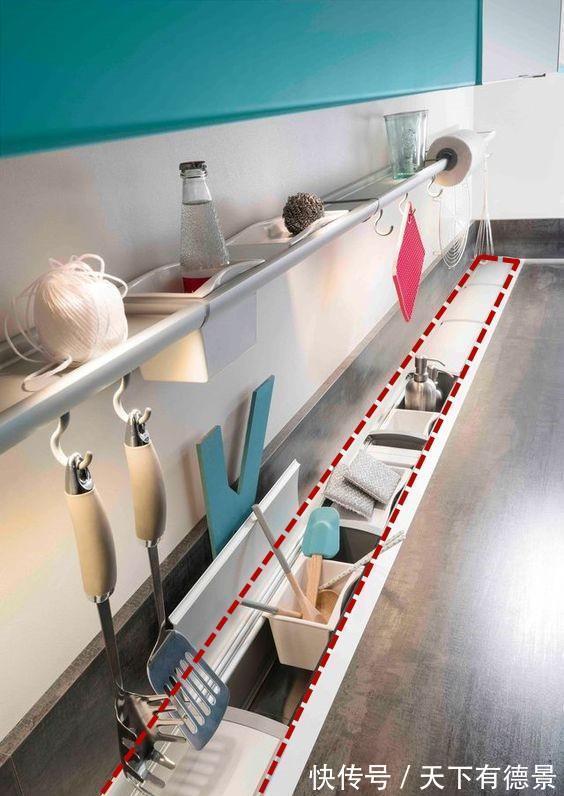 吊柜|定制橱柜台面60公分，我跟邻居学一招，台面加宽20cm，好用到犯规