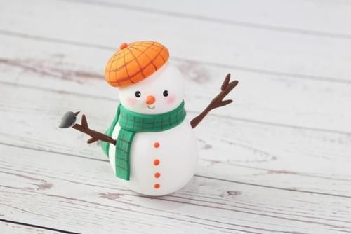  抗菌|儿童抗菌粘土DIY教程——小雪人