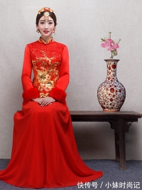 蕾丝|新娘敬酒服怎么选才能凸显新娘气质?