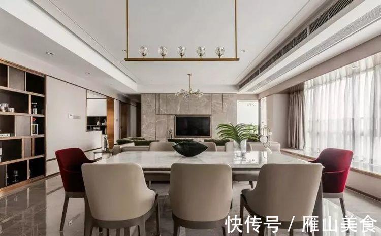 大理石|206平现代轻奢,布满金属线条的空间,充满档次华丽的气质!