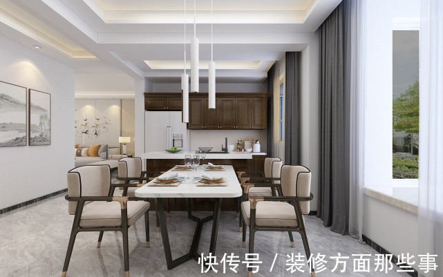 飘窗|128㎡新中式装修,多个飘窗收纳力杠杠