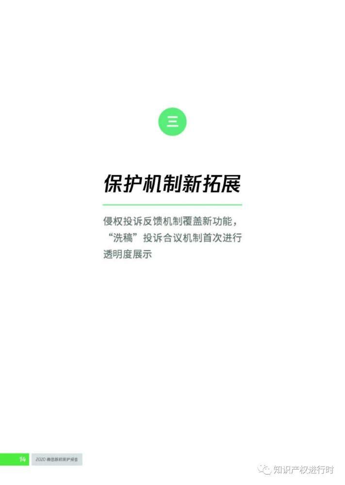 版权保|微信发布：2020知识产权保护报告（全文）