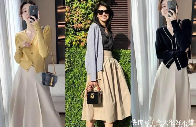 优雅|40岁的女人怎么才能显年轻?尝试“气质系半裙”,让你从容又优雅