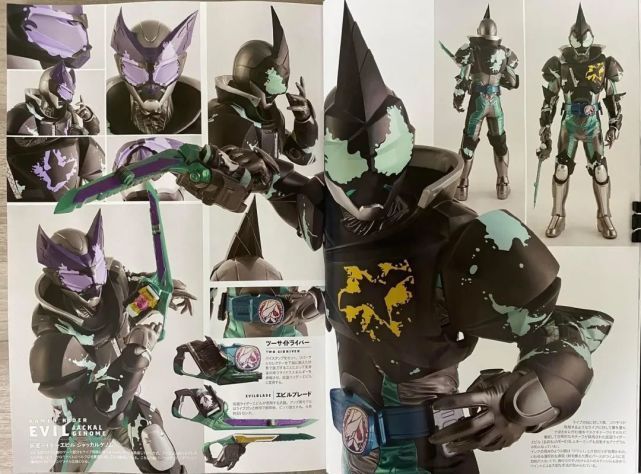 大二|假面骑士Revice:Evil和Live的皮套写真公开,果然是共享一个底衣