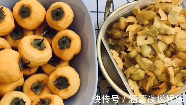 家里柿子太多怕放坏,教你一招快速成干,柿饼香甜柔软有嚼劲