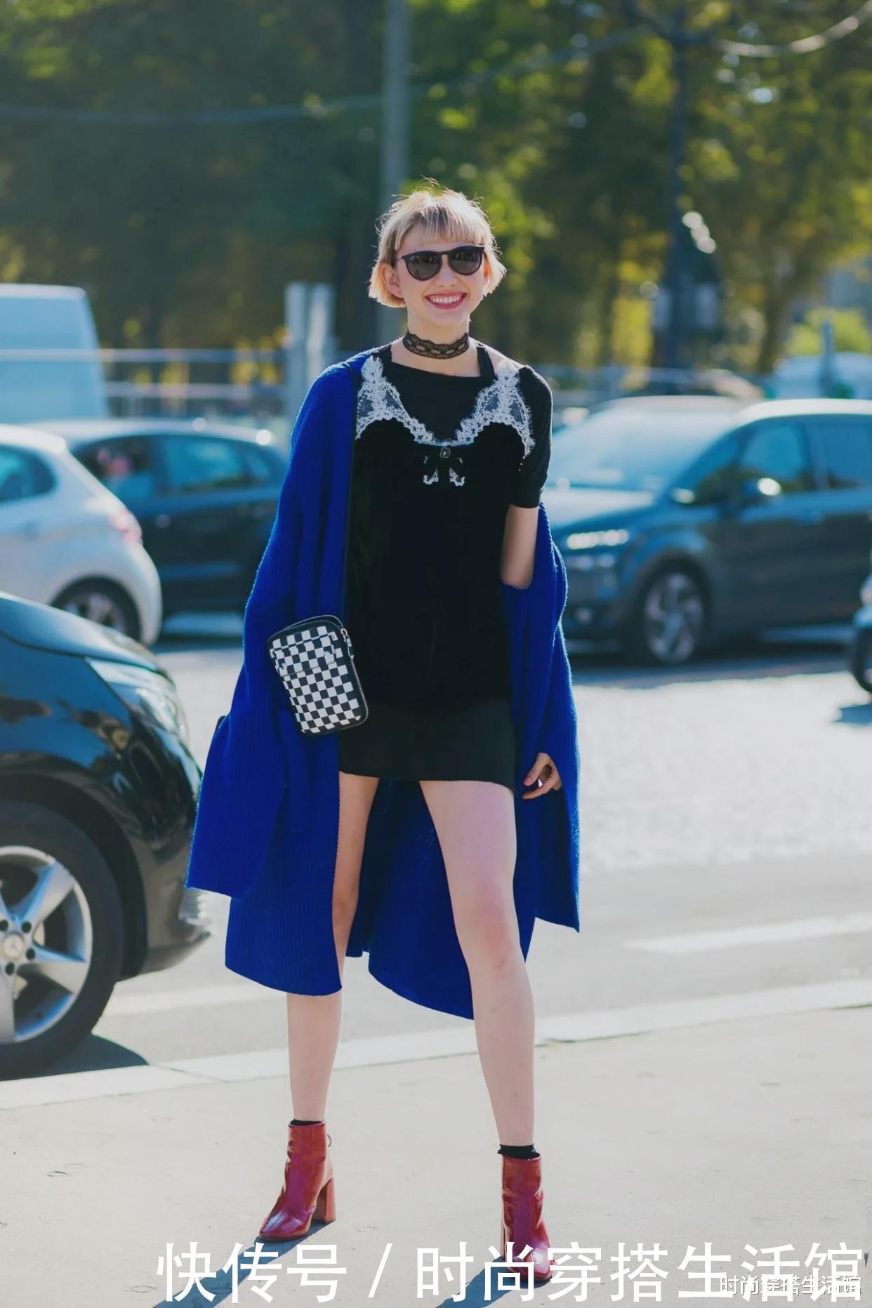 叠穿方式失宠了，今年春天流行“穿长不穿短”，明星都这样穿