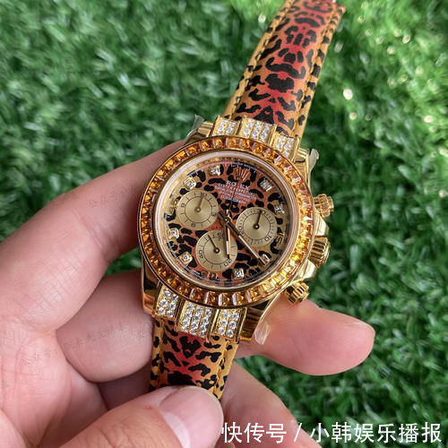 钻石|腕表先生讲表：豹纹与劳力士的碰撞——改装限量版豹纹迪通拿116598