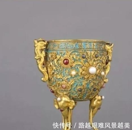 金色|紫禁城的金瓯永固杯不是金色,而是蓝色,它应用一种“残忍”技术