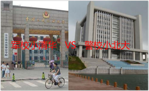 学校|“军校小清华”VS“警校小北大”，哪所学校更好，学生更有前途？